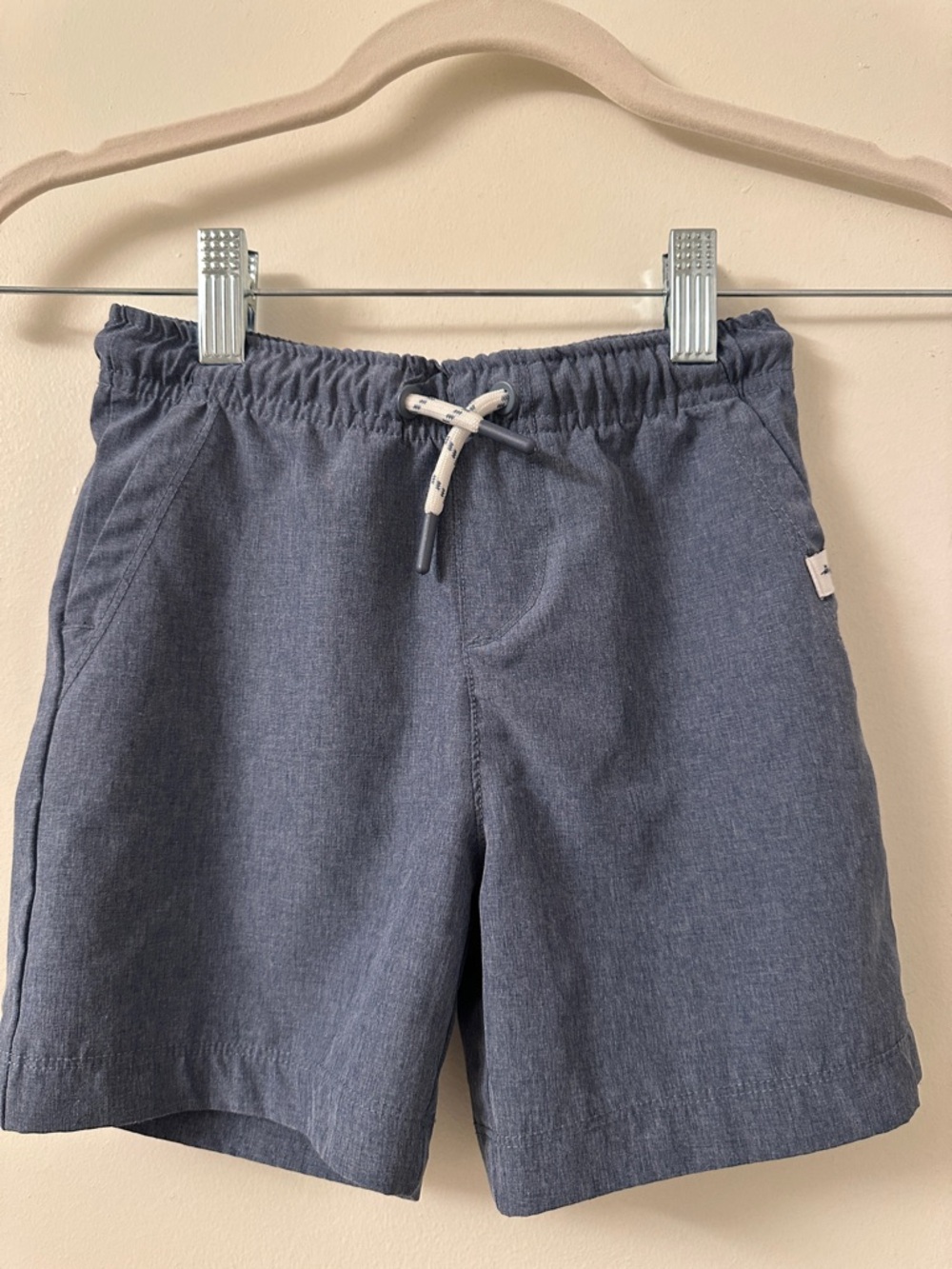 Tommy Bahama Drawstring Athletic Shorts in Chambray Blue 4T boys